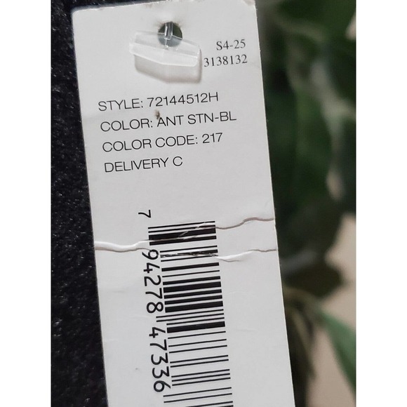 DKNY Women's Gray Wide Leg Zipper Front Slash Pockets Casual Pants Size 8 - Picture 8 of 13